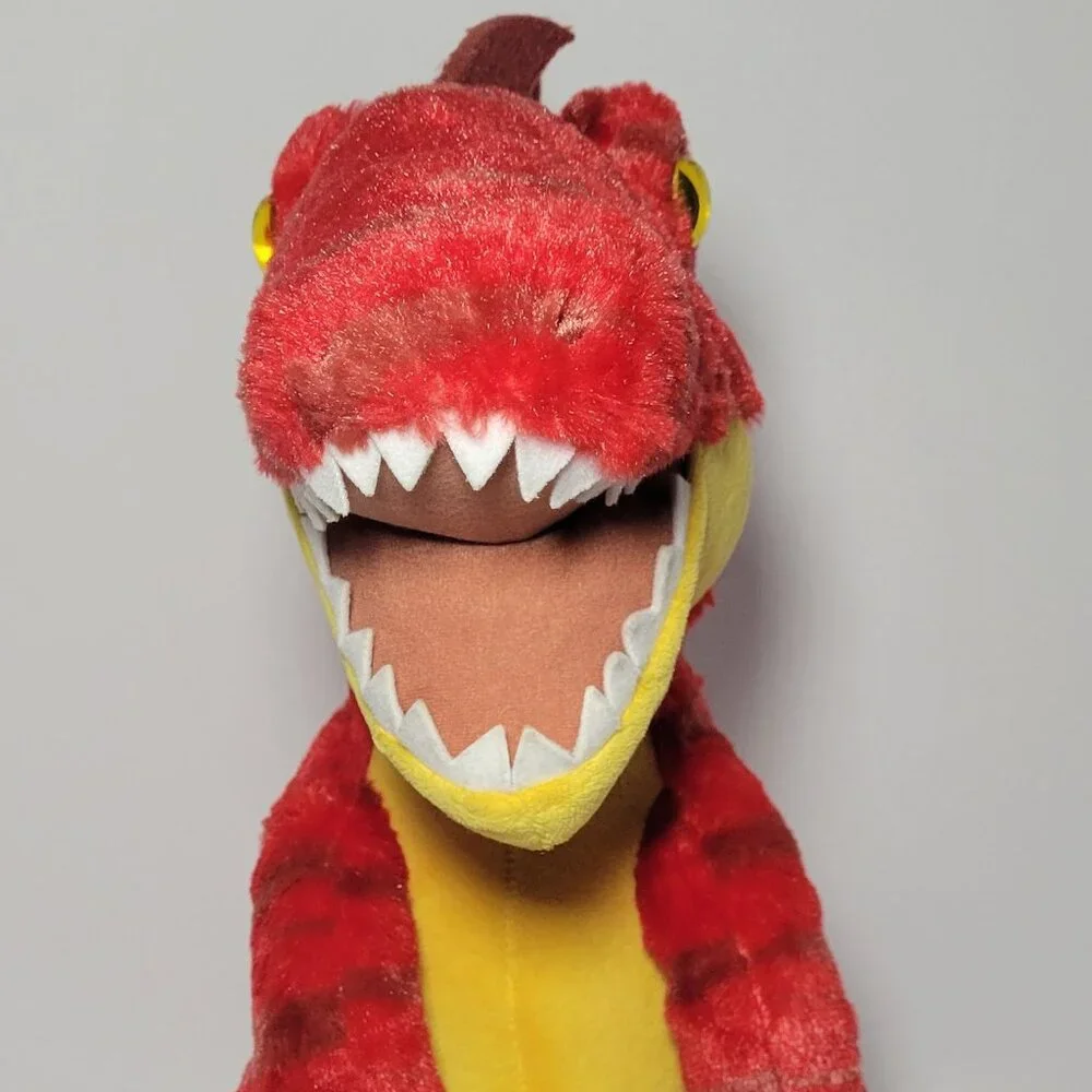 Build A Bear Red and Yellow T Rex Dinosaur with Dinosaur Sounds - Picture 11 of 11